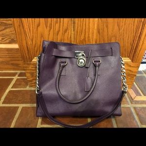 Michael Kors Hamilton Saffiano Satchel Tote